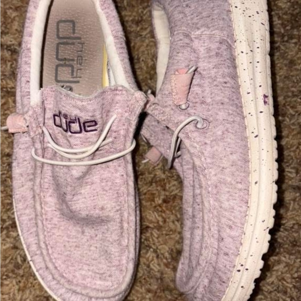 Hey Dude Light Pink Casual Slip-Ons